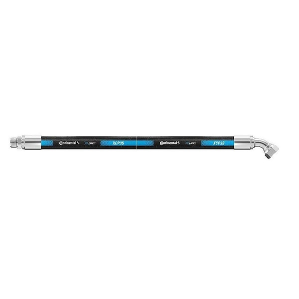 Continental Hydraulic Hose Assembly - 3/8" ID 144" Length - 1/2" MJ x 3/8" FJX45 - 3250 psi XCP3-06,08MJ-06FJX45,144 IN OAL - main